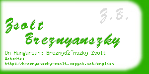 zsolt breznyanszky business card